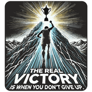 The real victory is when you don't give up